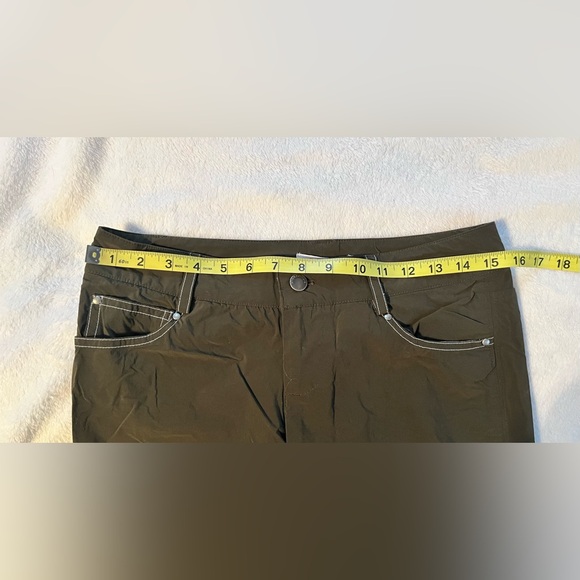 Alice + Olivia Dark Olive Trousers sz 4 - Picture 5 of 8